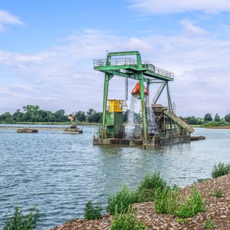 Schwimmbagger Stolzenau